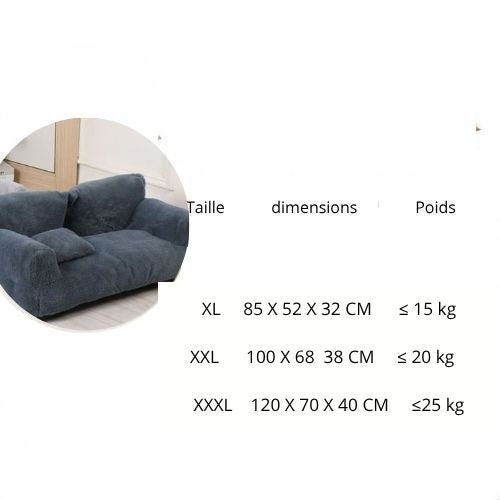 canapé-pour-chien-confort-plus-guide-de-taille