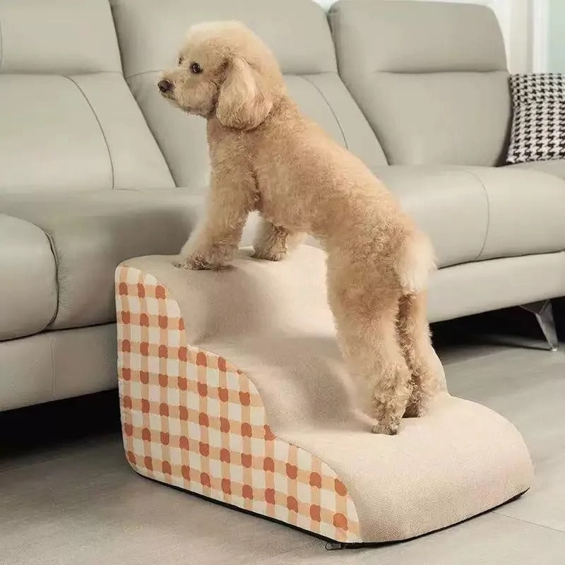 escalier-pour-chien-beige