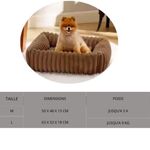 Panier dehoussable pour chien | Cozy, confortable et lavable