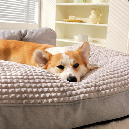 Lit-orthopédique-soulageant-pour-chien-soutien-articulaire-optimal