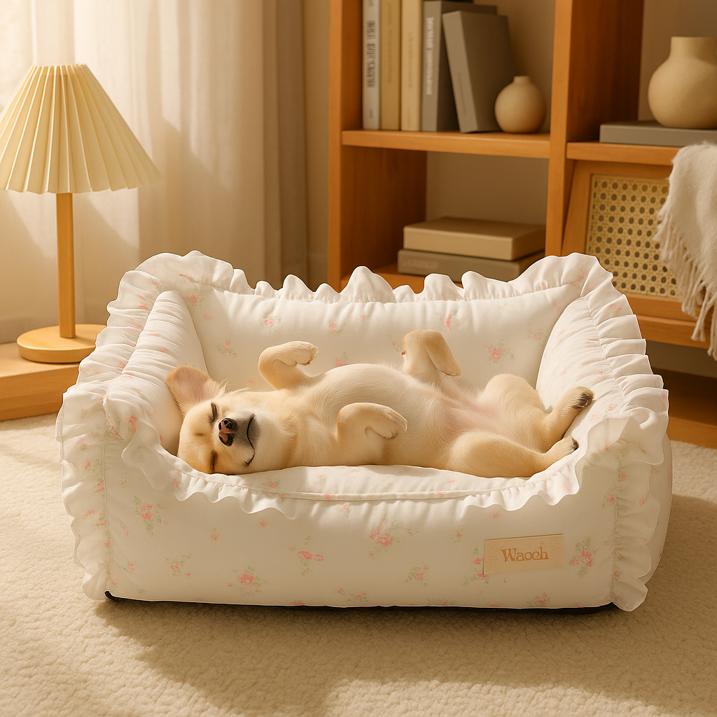 canape-chien-nid-douillet-adorable