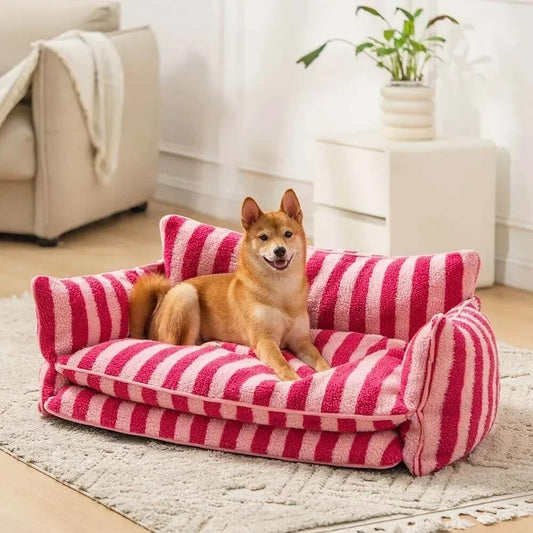 canape-pour-chien-xxl-design-rose
