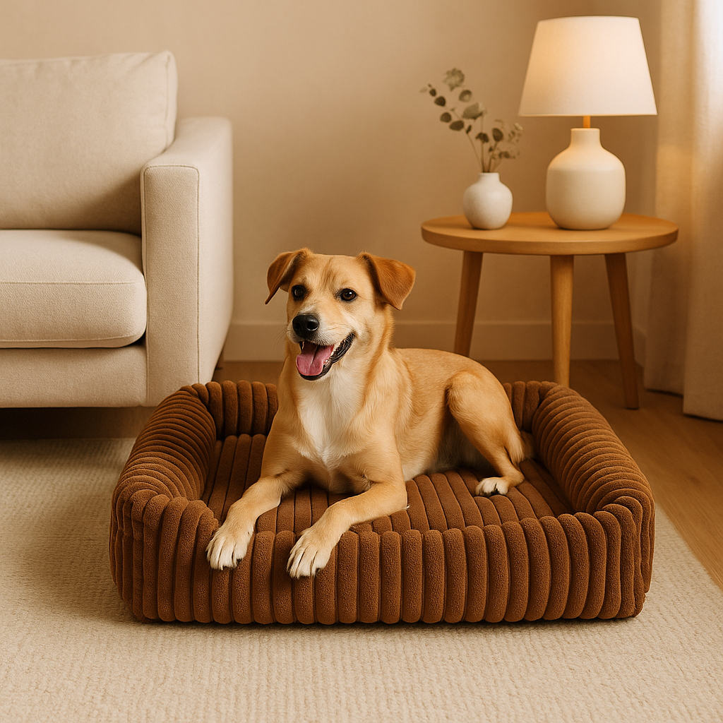 canape-pour-grand-chien-bien-etre-supreme-couleur-cafe