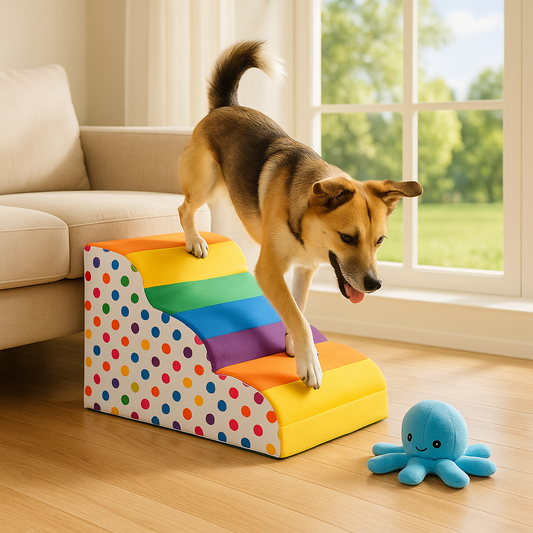 Escalier pour chiens | Coloré