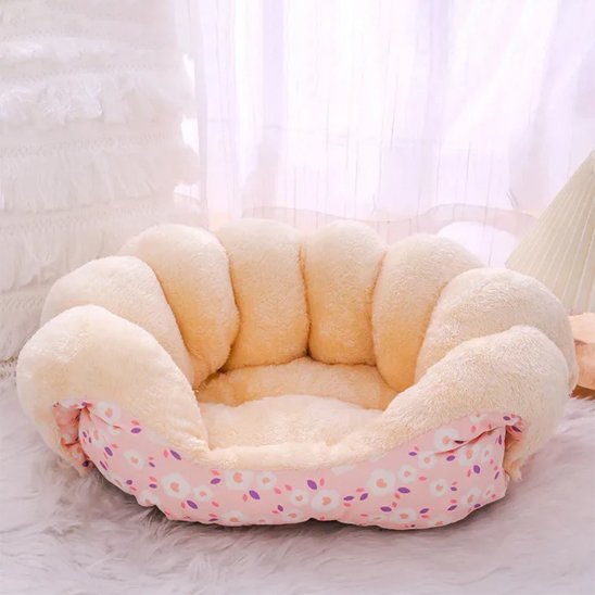 fauteuil-chien-royal-confort-rose-fleuri