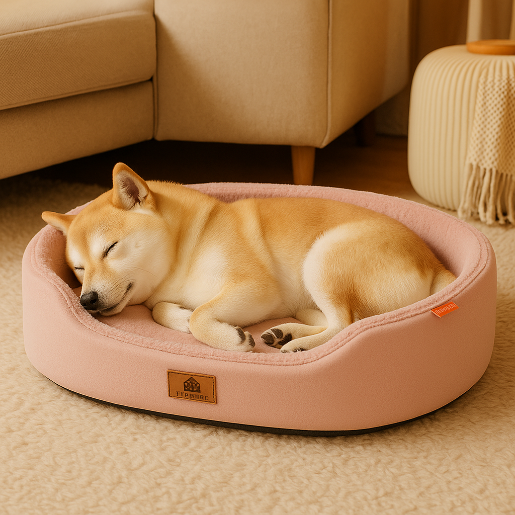 grand-panier-pour-chien-confort-rose-design