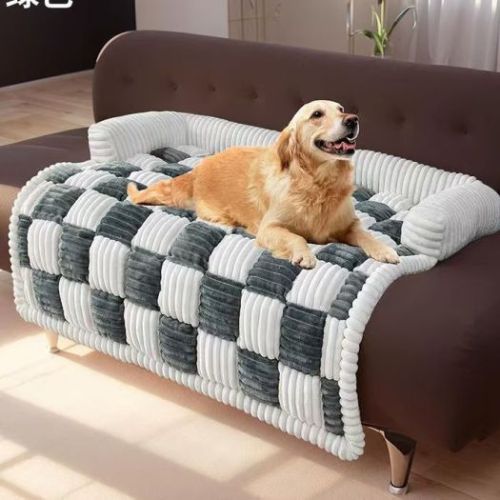 protege-canape-pour-chien-epais-gris