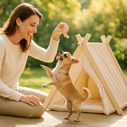 tente-chien-refuge-blanc