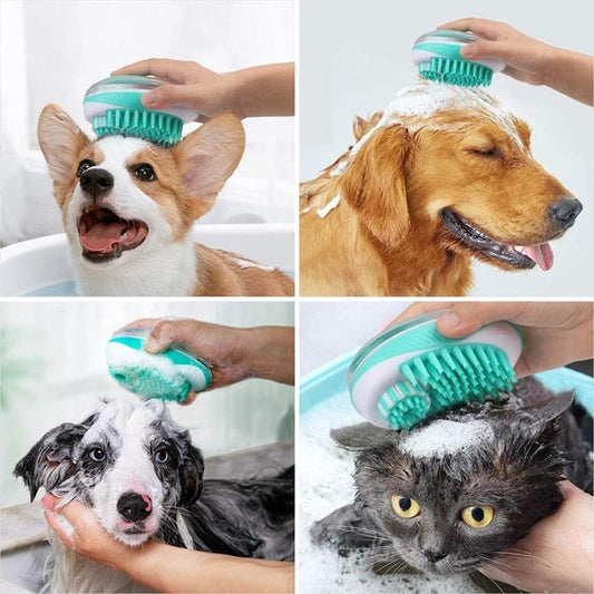 BrossyDog™ - Brosse de bain pour animaux 2 en 1 | chien - MHM boutique